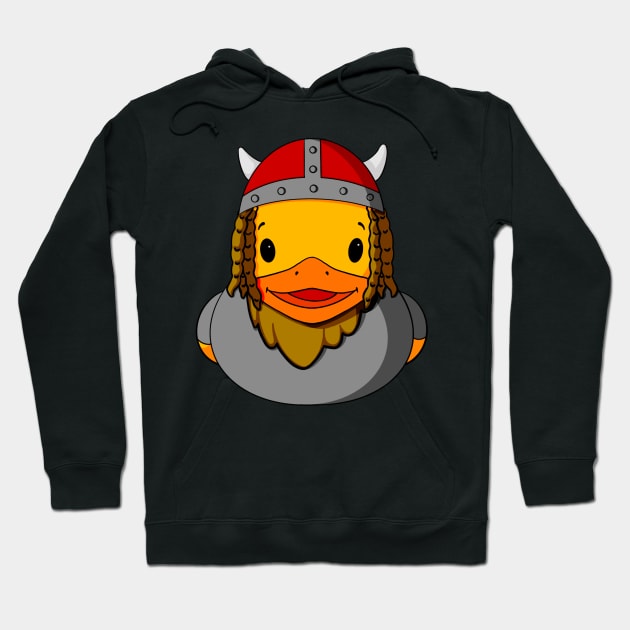 Viking Rubber Duck Hoodie by Alisha Ober Designs